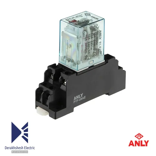 رله شیشه ای LED دار آنلی مدل AHC4N