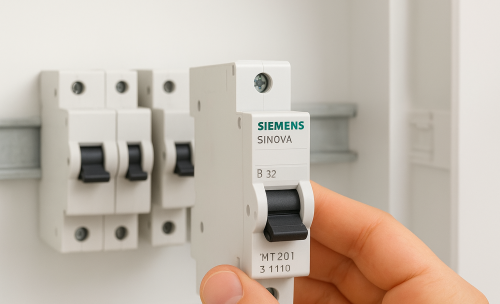 فیوز مینیاتوری فاز و نول زیمنس سری زینوا